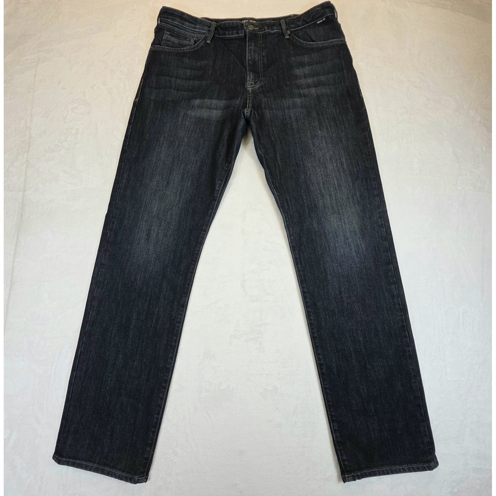 Mavi Matt‎ Blue Jeans Mens 38x34 Relaxed Straight Leg Dark Wash Comfort Casual